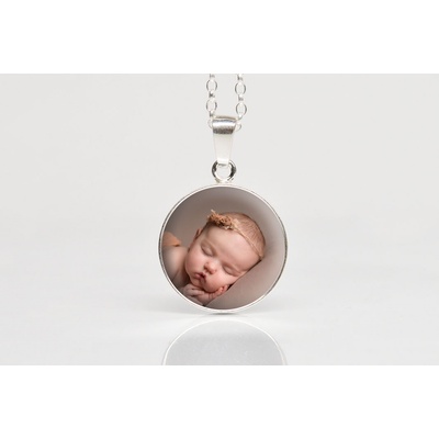 Meganflo Мини медальон със снимка - сребро