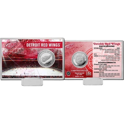 Highland Mint Sběratelská Pamětní mince Detroit Red Wings NHL Team History Silver Coin Card Limited Edition od 5000