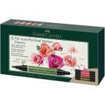 Faber-Castell Акварелен маркер Albrecht Durer, Flowers, 5 цвята (162007)