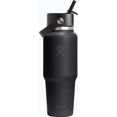 Hydro Flask Wide Flex Straw Travel Bottle 32 oz 946 ml Černá