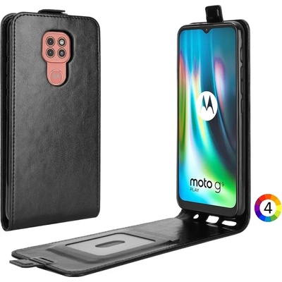 Motorola Moto G9 / G9 Play R64 Flip3 Кожен Калъф и Протектор