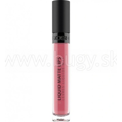 Gosh Liquid Matte Lips matný tekutý rúž na pery 001 Candyfloss 4 ml