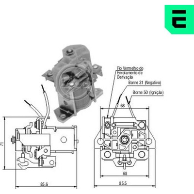 Spínač startéru ZM - Bosch 0331101012