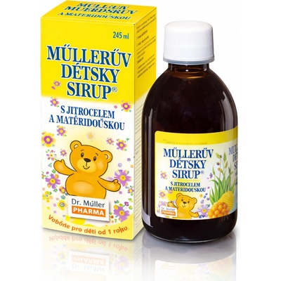 Müllerův sirup s jitrocelem a vitaminem C sir. 245 ml