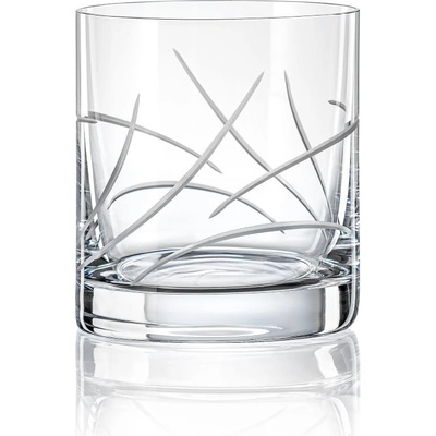 Crystalex Sklenice na Whisky Barline matný brus BM787 4 x 280 ml