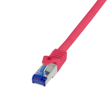 LogiLink Patch кабел Ultraflex, Cat. 6A, S/FTP, червен, 3 м