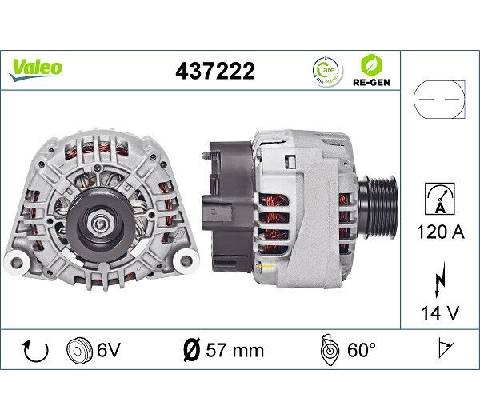 Generátor VALEO 437222