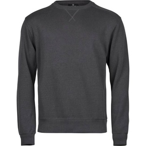 TEE JAYS tj5504 interlock / Мъжки суитшърт с оребрена каишка - тъмносив xl (18550467004)