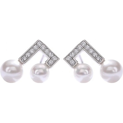 Silenti Jewelry Сребърни обеци "Баланс