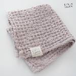 Linen Tales Светлорозова кърпа за баня 100x140 cm Honeycomb - Linen Tales (LT-THW-100x140-PO)