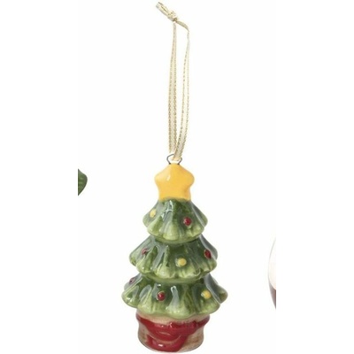 Vánoční porcelánová ozdoba vánoční motivy Christmas Decorations 1ks, Easy Life Stromeček