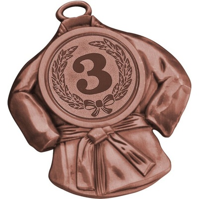 MD6050/B Medaila kimono pr.50 mm hr.2 mm bronz striebro