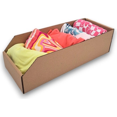 Karton Pak Úložné boxy na oblečenie, organizéry do skrine Eko Karton 15 x 40 cm
