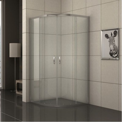 Inter Ceramic Душ кабина за баня Katrin 80 x 80 см, овална без корито