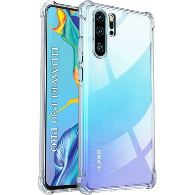 Techsuit Shockproof Clear Silicone puzdro pre Huawei P30 Pro / P30 Pro New Edition – priehľadné KF2317859