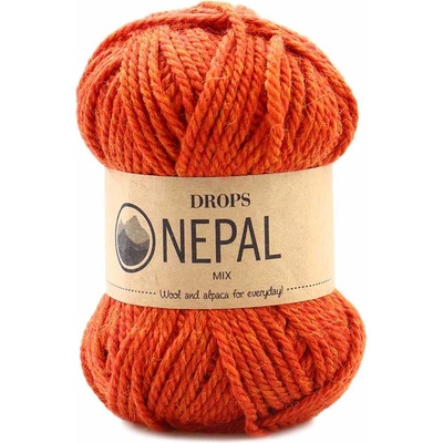 Drops Nepal Mix 2920 tmavá oranžová