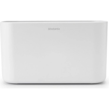 Brabantia Кутия за аксесоари за баня Brabantia ReNew 1003494, Устойчива на корозия, Вътрешен разделител, Противоплъзгаща основа, Бял (1003494)