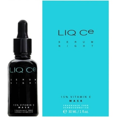 LiqPharm LIQ Ce Serum Night 15% Vitamin E Mask 30 ml