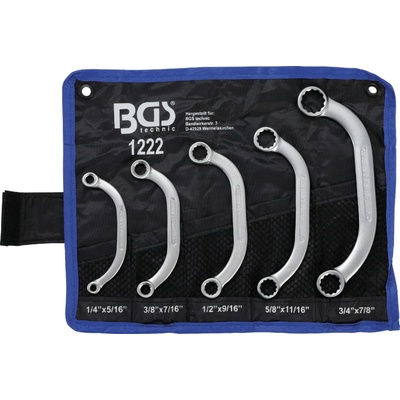 BGS Technic Klíče očkové "C" profil, palcové 5ks BGS 1222