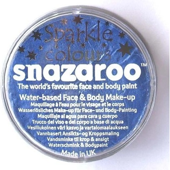 Snazaroo třpytivá barva na obličej 18 ml Modrá