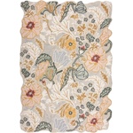 Flair Rugs Светлорозов ръчно изработен вълнен килим 120x170 cm Daphne Shaped Floral - Flair Rugs (503119377398)