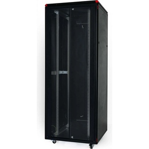 Gunko ELGP 26U 800х1000 мм. , 19" Комуникационен шкаф със стъклена врата, черен (ELGP26U8010BL221)