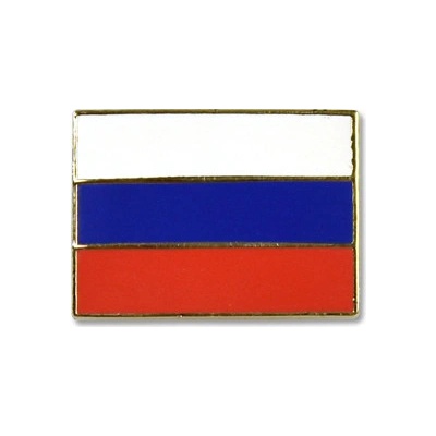 Odznak (pins) 18mm vlajka Rusko - farebný
