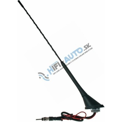 MGB aktívna FLEX 60° AM/FM anténa Škoda, VW s DIN konektorem 40cm
