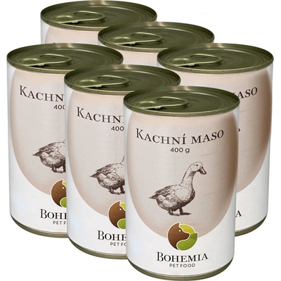 Bohemia Pet Food Kachní ve vlastní šťávě 6 x 400 g