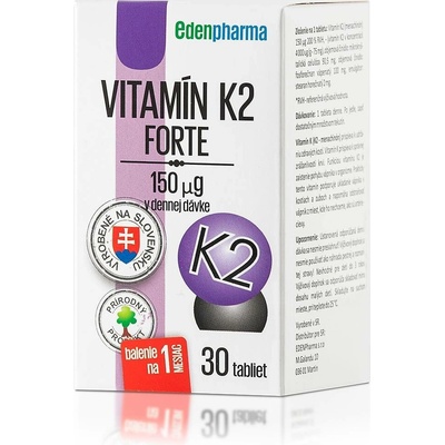 EDENPharma VITAMIN K2 Forte 30 ks