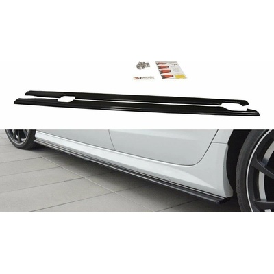 Maxton Design Difuzory pod bočné prahy - Audi, AUA6C7FSLINESD1G