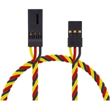 Hitec 4612 S predlžovací kábel 90cm JR krútený silný pozlátené kontakty