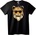 NOONEBRAND Тениска Як лъв със слънчеви очила - XS, Black