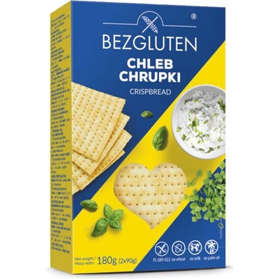 BEZGLUTEN Chléb křehký bez lepku (2x90g)180g ct13