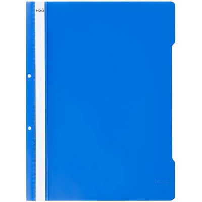 NOKI Папка PVC Noki с перфорация, светло син Lux