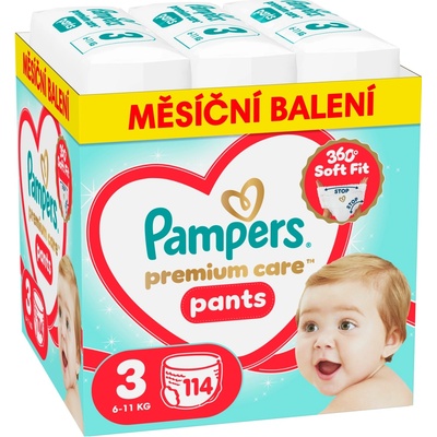 Pampers Premium Care 3 114 ks