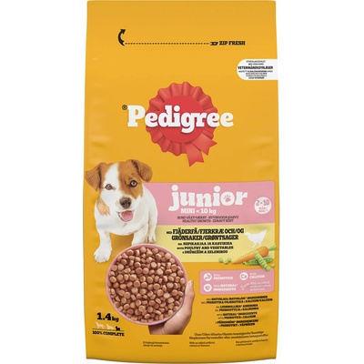 Pedigree Mini Junior drůbeží se zeleninou 1,4 kg