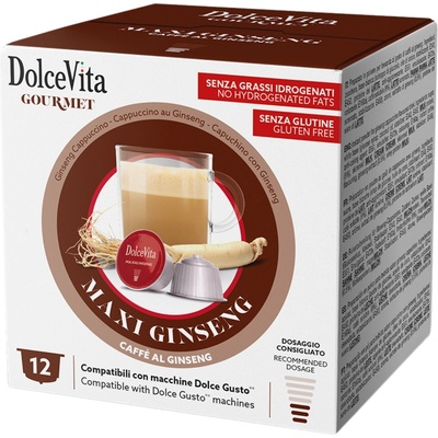 Dolce Vita Dolce Vita Ginseng Coffee Maxi за Dolce Gusto 12 капсули