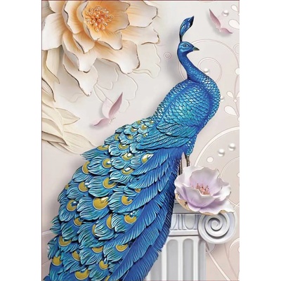 Magnolia - Puzzle Blue Peacock - 1 000 piese