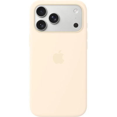 Apple iPhone 17 Pro Max Silicone Case with MagSafe - Vanilla - MHW54ZM/A