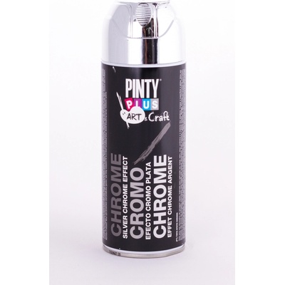 Pinty Plus Art - chrómový efekt v spreji - strieborný - 400 ml