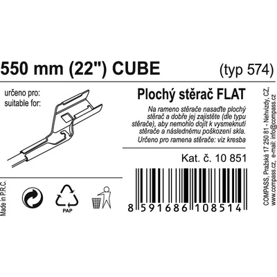 Compass Flat Bulk 550 mm 10851