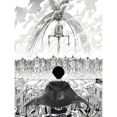 Plagát, Obraz - Levi waiting Founding Titan, 30 × 40 cm