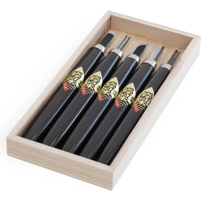 Sada řezbářských mini-dlát SAKURA Nihon - 5 kusů – Zboží Dáma