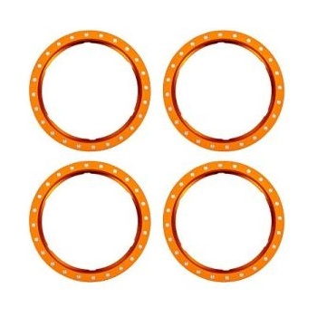 Traxxas пръстен Beadlock алуминиев оранжев (4)