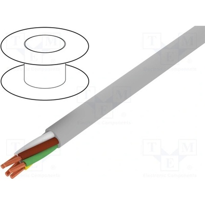 BITNER S30134 Vodič BiT LiYY LiYY 10x1mm2 nestíněný 300V Cu lanko šedá