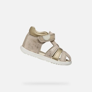 Geox Бежови детски сандали за първи стъпки Geox Sandal Macchia Geox | Bezhov | Момичешки | 24