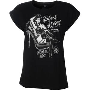 Black heart дамска тениска black heart - fetish ext - черна - 12927