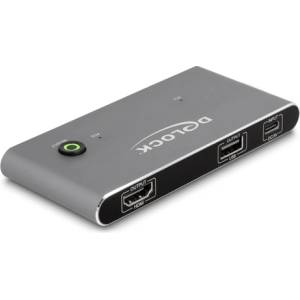 DeLOCK USB-C KVM суич към HDMI 8K 60Hz USB 2.0 (11486)