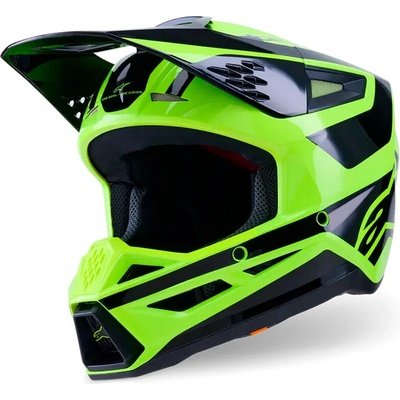 Alpinestars Supertech M3 Heat Žltá fluo/Čierna lesklá